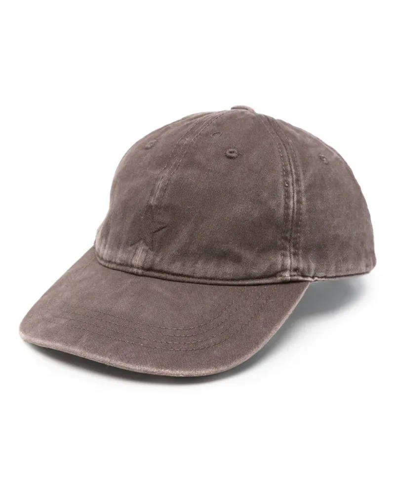 Golden Goose Journey star-embroidered baseball cap - Braun Braun