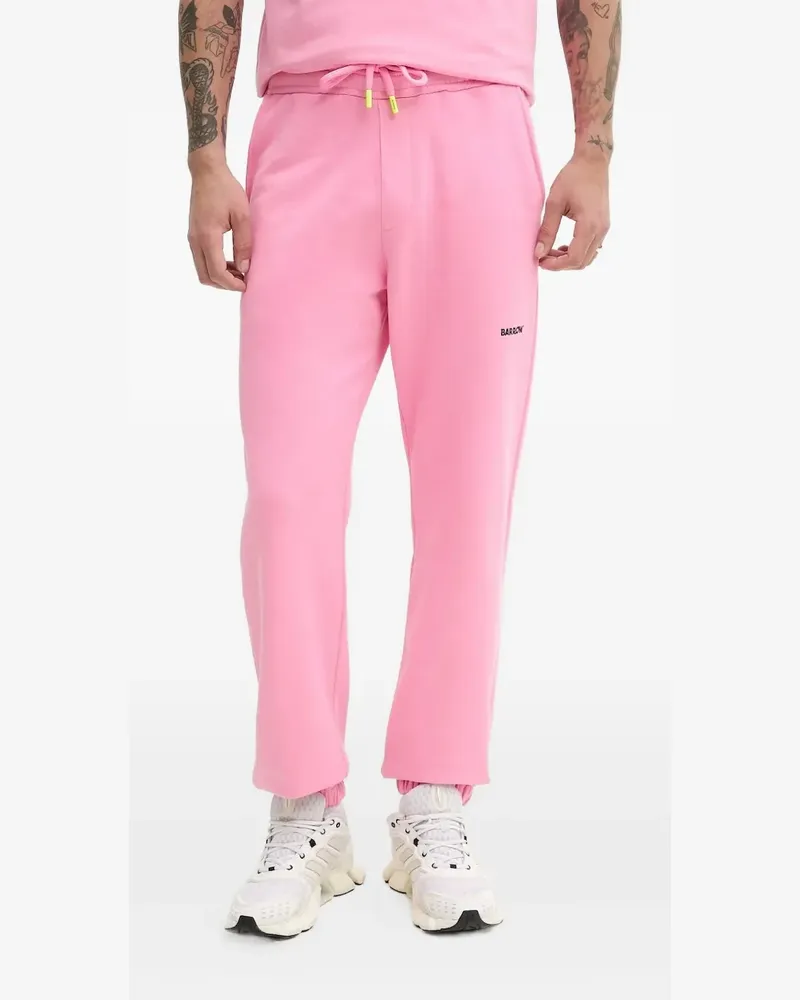 BARROW Jogginghose mit Logo-Stickerei - Rosa Rosa