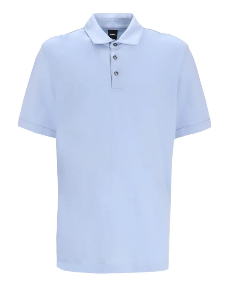 HUGO BOSS Poloshirt mit kurzen Ärmeln - Blau Blau