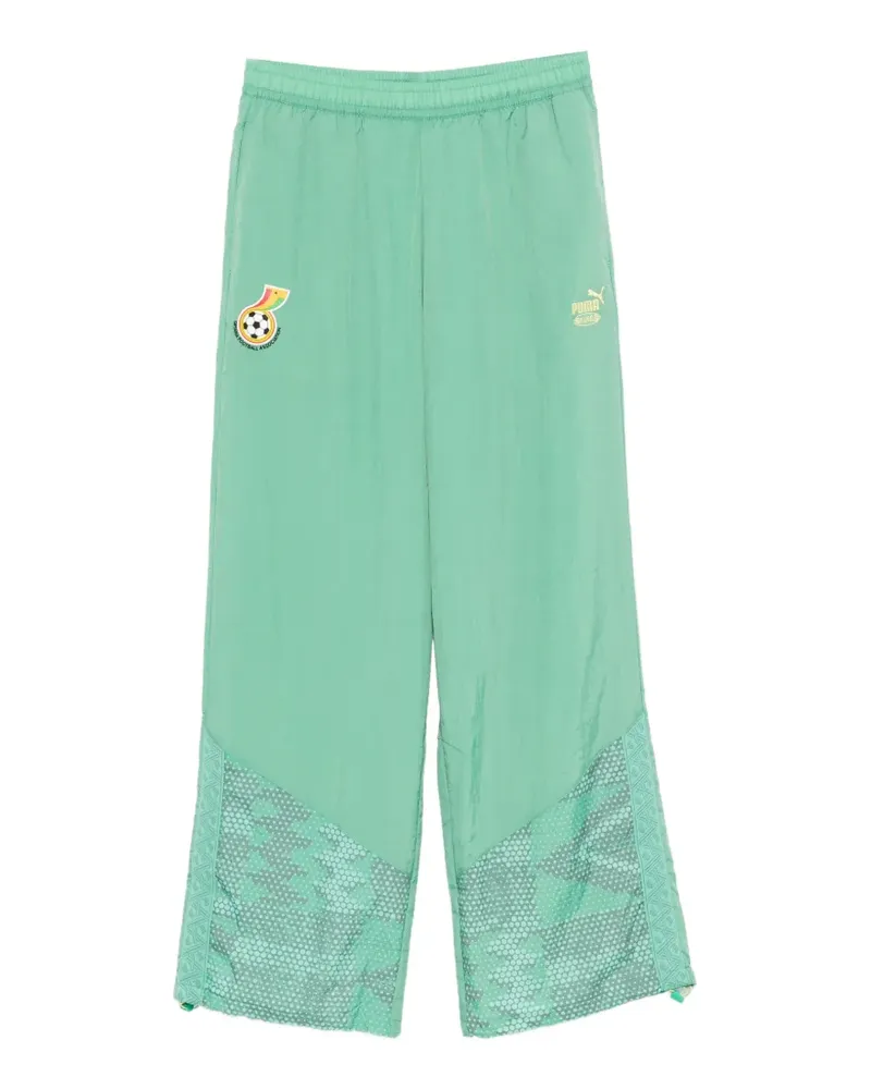 Puma Jogginghose mit Logo-Stickerei - Grün Grün