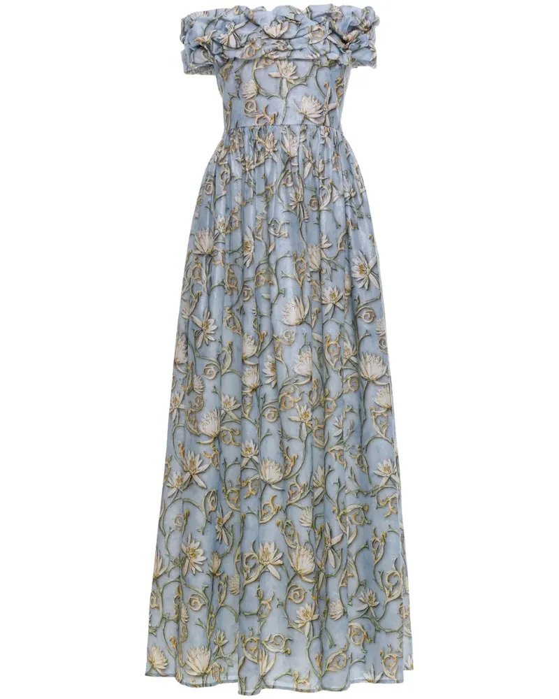 AGUA BENDITA Espliego Soledad Kleid - Blau Blau