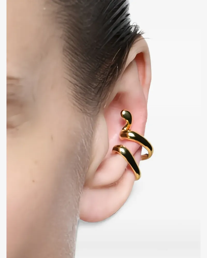 Maria Black Whirl ear cuff - Gold Gold