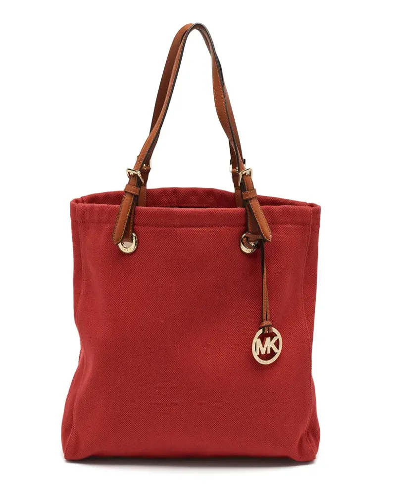 Michael Kors Jet Set Canvas-Tote Bag - Rot Rot