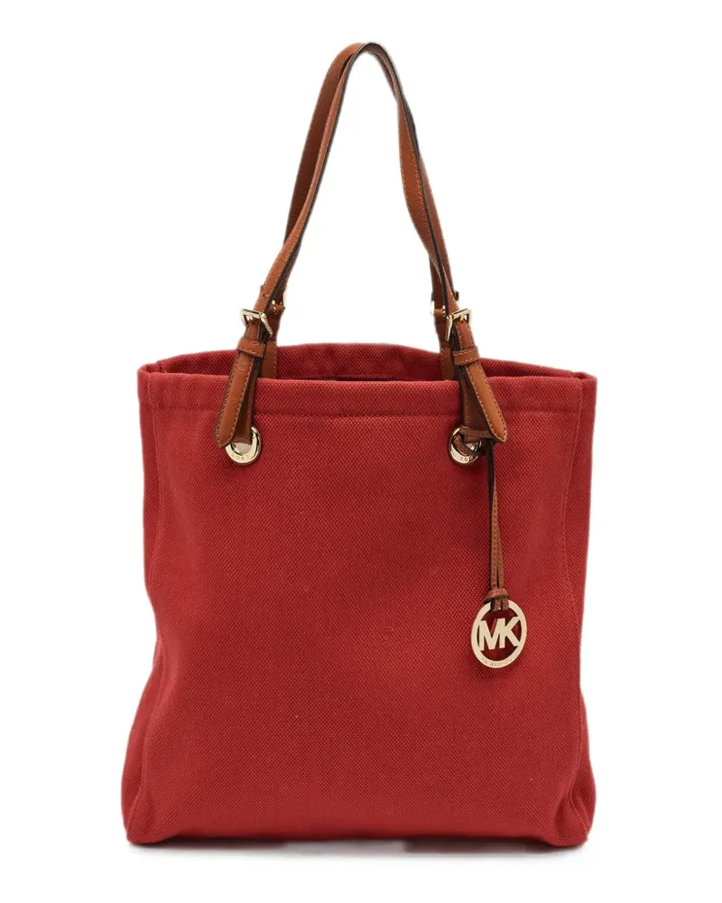 Michael Kors Jet Set canvas tote bag - Rot Rot