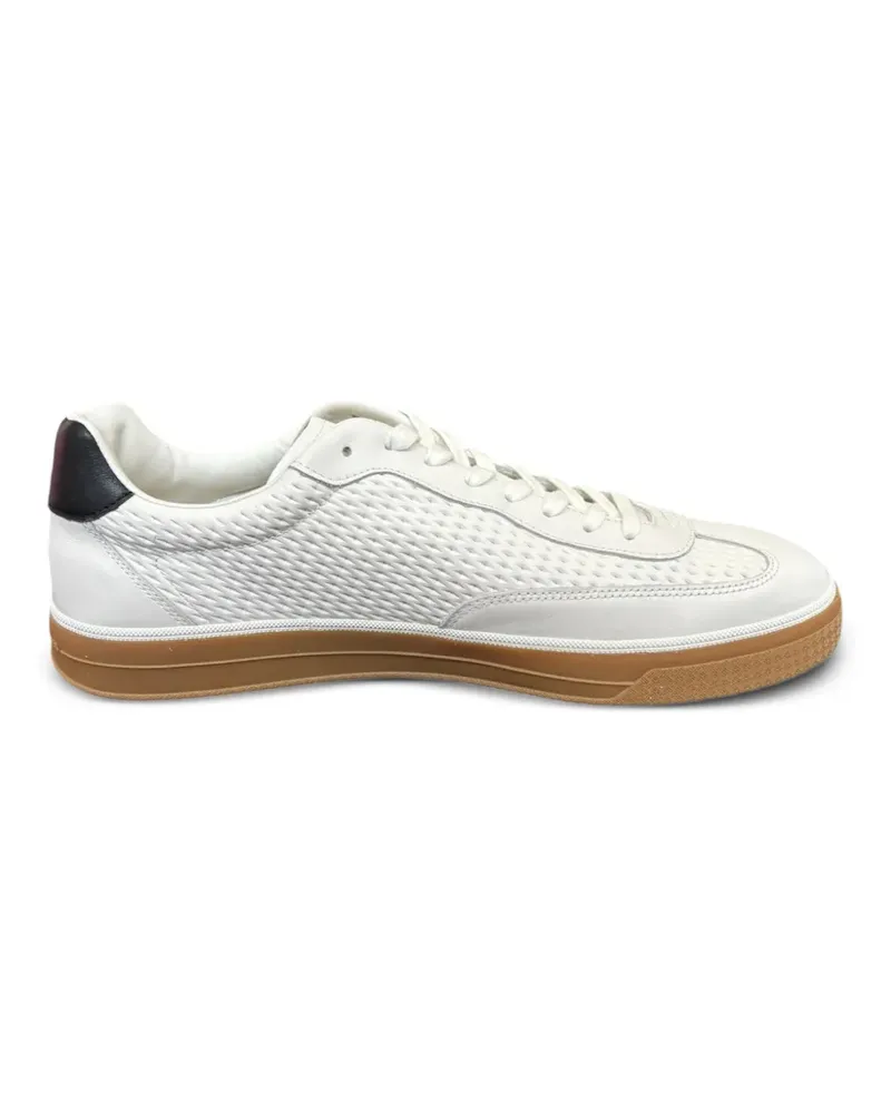 Tommy Hilfiger Luxe Sneakers mit gewebtem Einsatz - Weiß Weiß