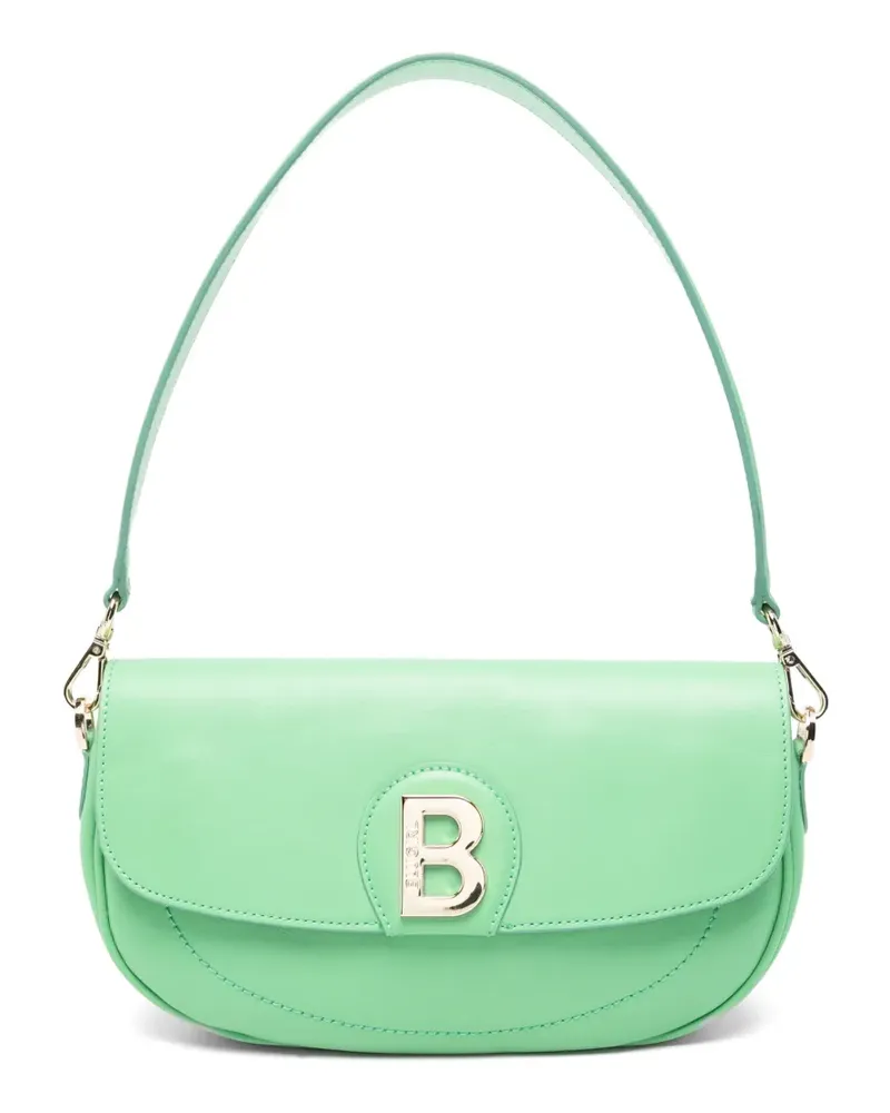 Blumarine Schultertasche mit Logo-Schild - Grün Grün