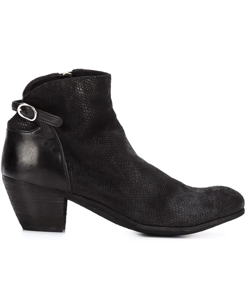 Officine Creative Italia Stiefeletten mit Einsätzen - Schwarz Schwarz