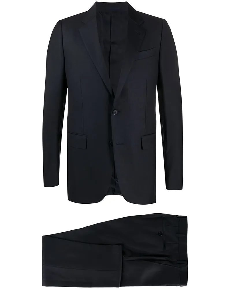 Ermenegildo Zegna Einreihiger Anzug - Blau Blau