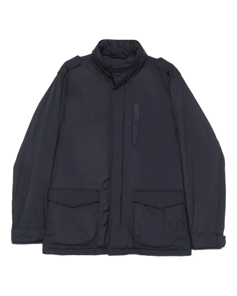 Herno Utility-Jacke mit Stehkragen - Blau Blau