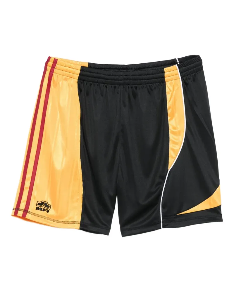 Martine Rose panelled football shorts - Schwarz Schwarz
