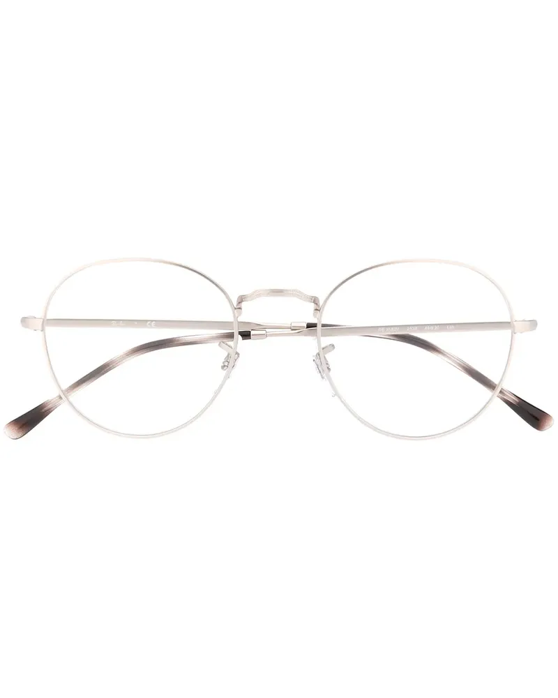 Ray Ban Brille mit rundem Gestell - Silber Silber