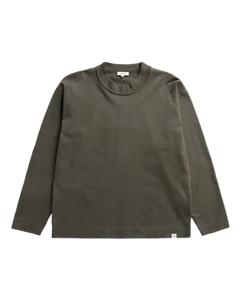 Norse Projects Isefjord Langarmshirt - Grün Grün