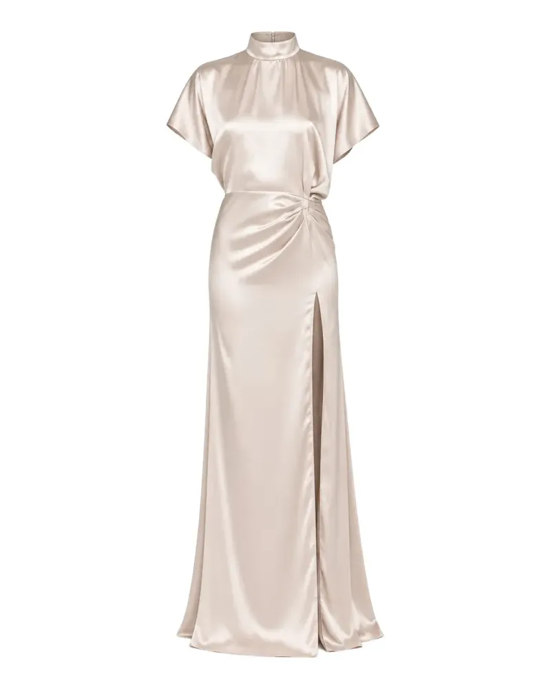 ACTUALEE Midikleid aus Satin - Nude Nude