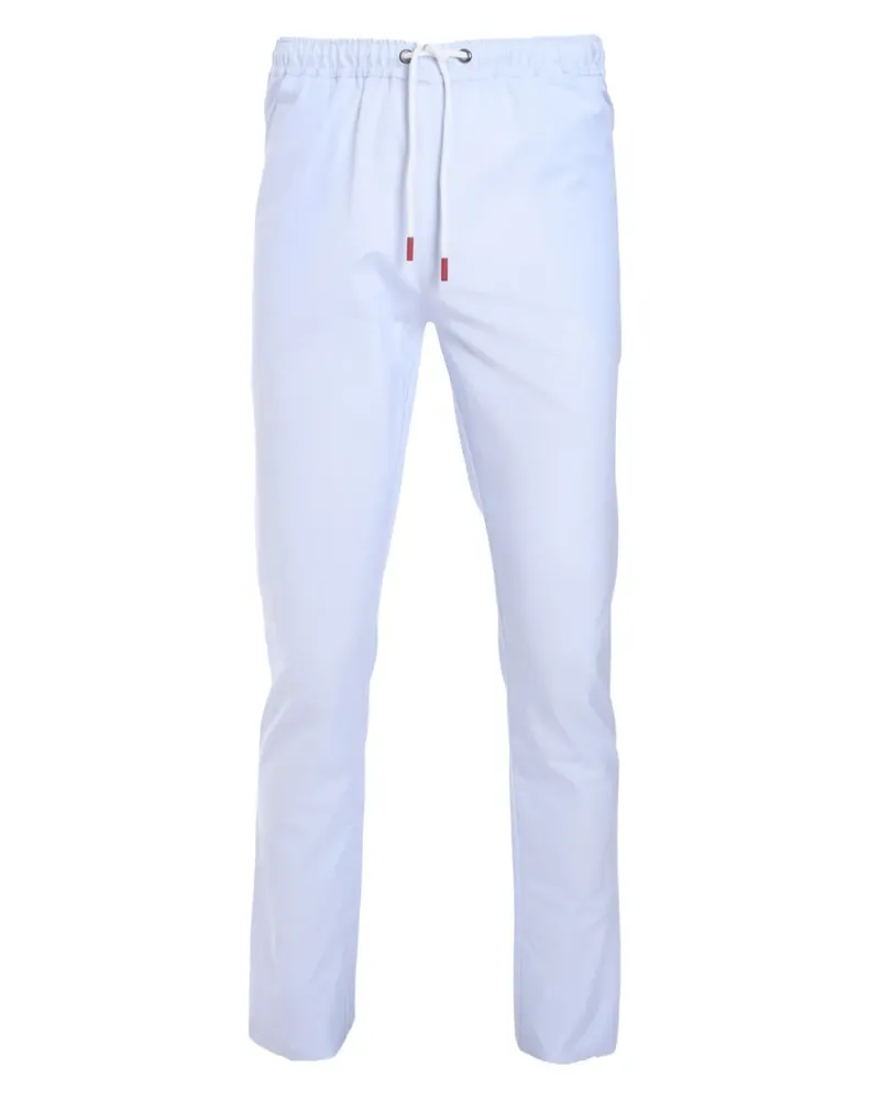 Kiton Hose aus Cord - Weiß Weiß