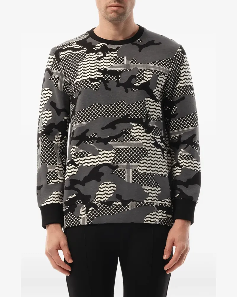 Neil Barrett camouflage-print sweatshirt - Grau Grau