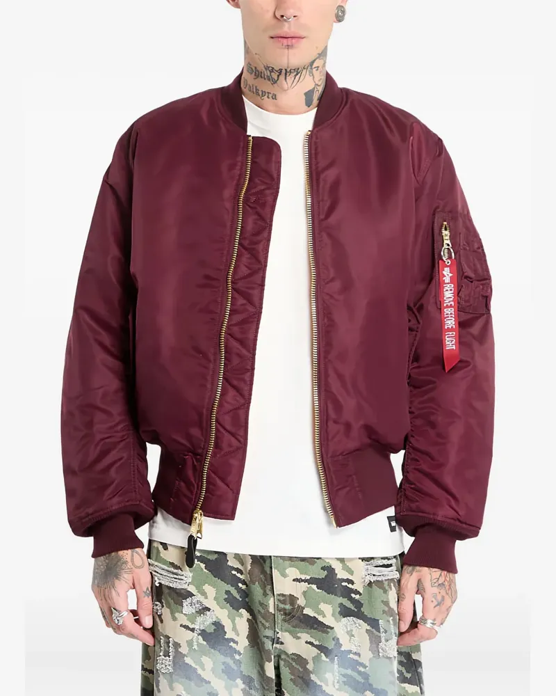 Alpha Industries Wendbare Jacke - Rot Rot