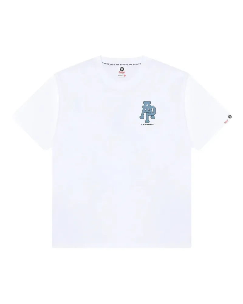 BAPE AAPE Basic T-Shirt - Weiß Weiß