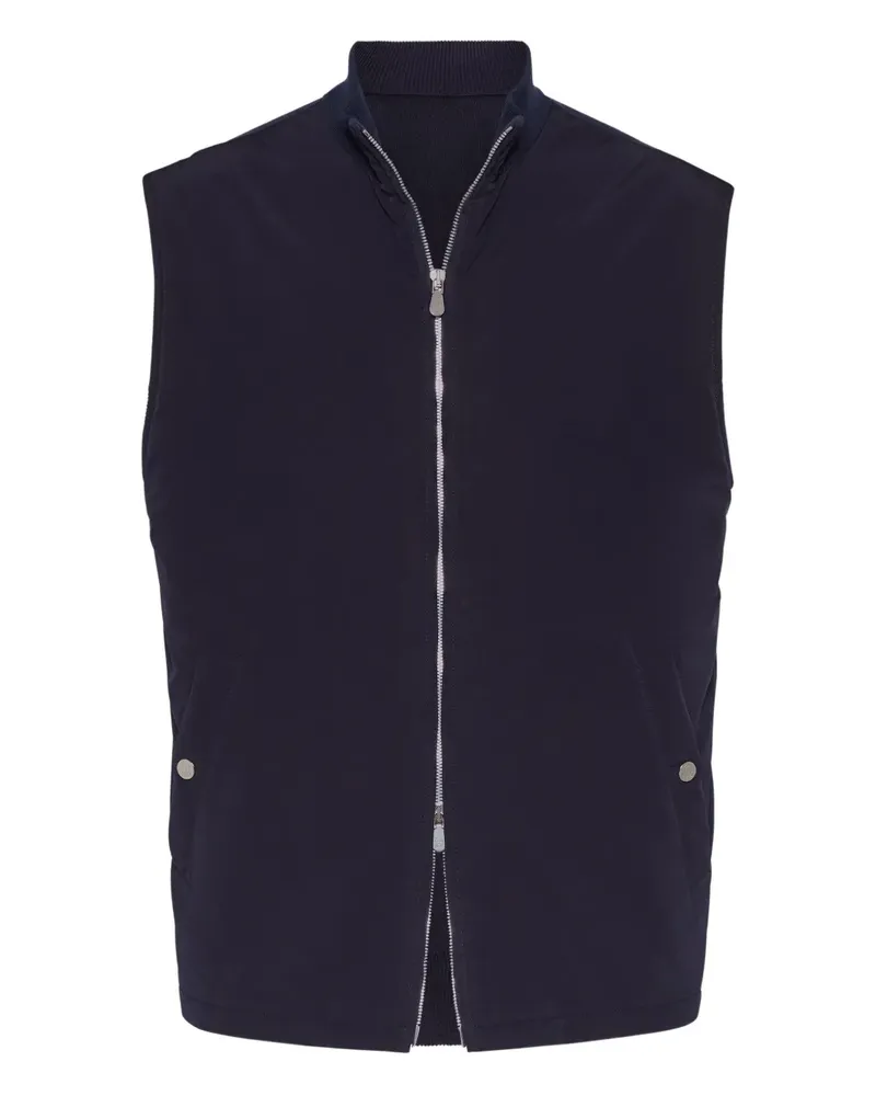 Brunello Cucinelli Thermore® Weste - Blau Blau