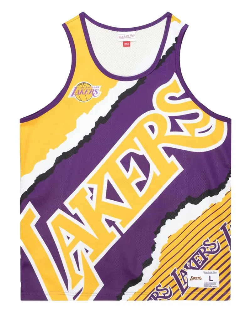 Mitchell & Ness Jumbotron 2.0 NBA Lakers graphic sleeveless tank top - Gelb Gelb
