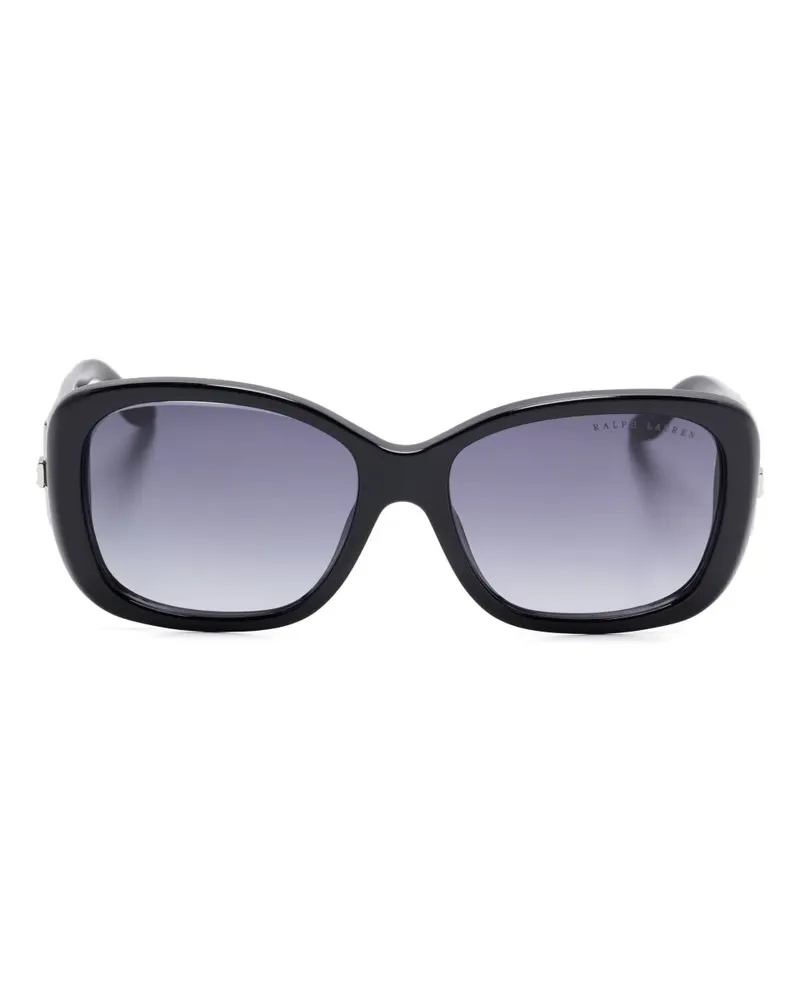 Ralph Lauren Sonnenbrille mit eckigem Gestell - Schwarz Schwarz