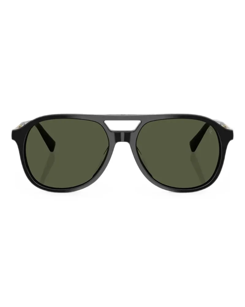 Brunello Cucinelli Getönte Pilotenbrille - Schwarz Schwarz