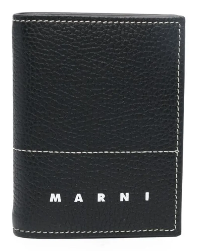Marni Portemonnaie mit Klappe - Schwarz Schwarz