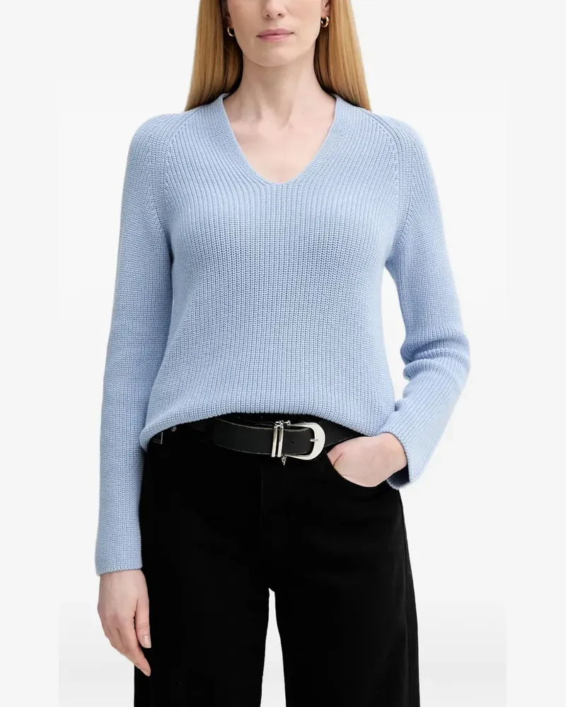 Marc O'Polo Pullover mit V-Ausschnitt - Blau Blau