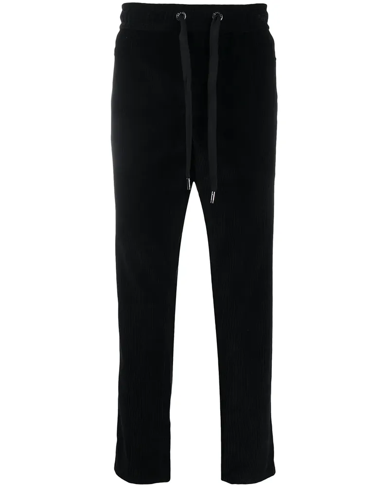 Dolce & Gabbana Cordhose mit elastischem Bund - Schwarz Schwarz