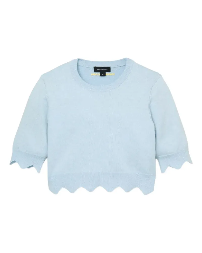 Marc Jacobs Daisy Cropped-Pullover - Blau Blau