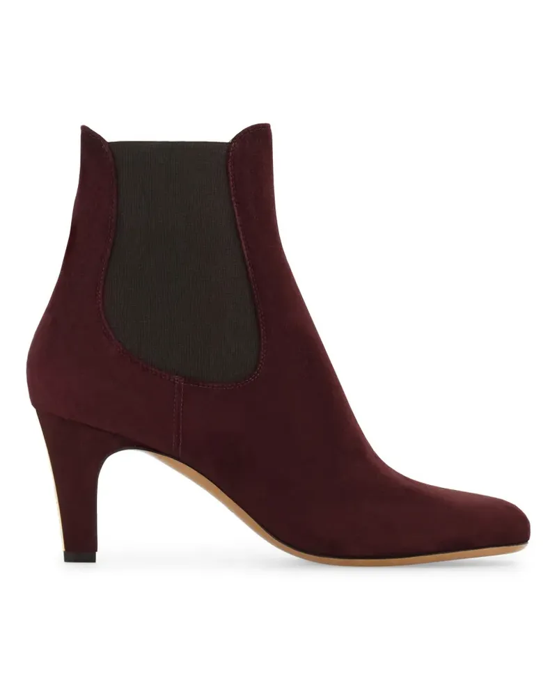 Ferragamo Chelsea-Boots mit mittelhohem Absatz - Rot Rot