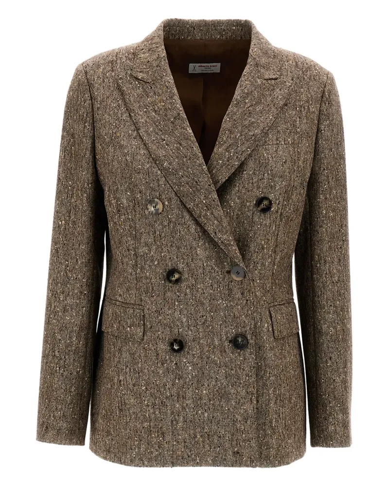 Alberto Biani double-breasted blazer - Braun Braun
