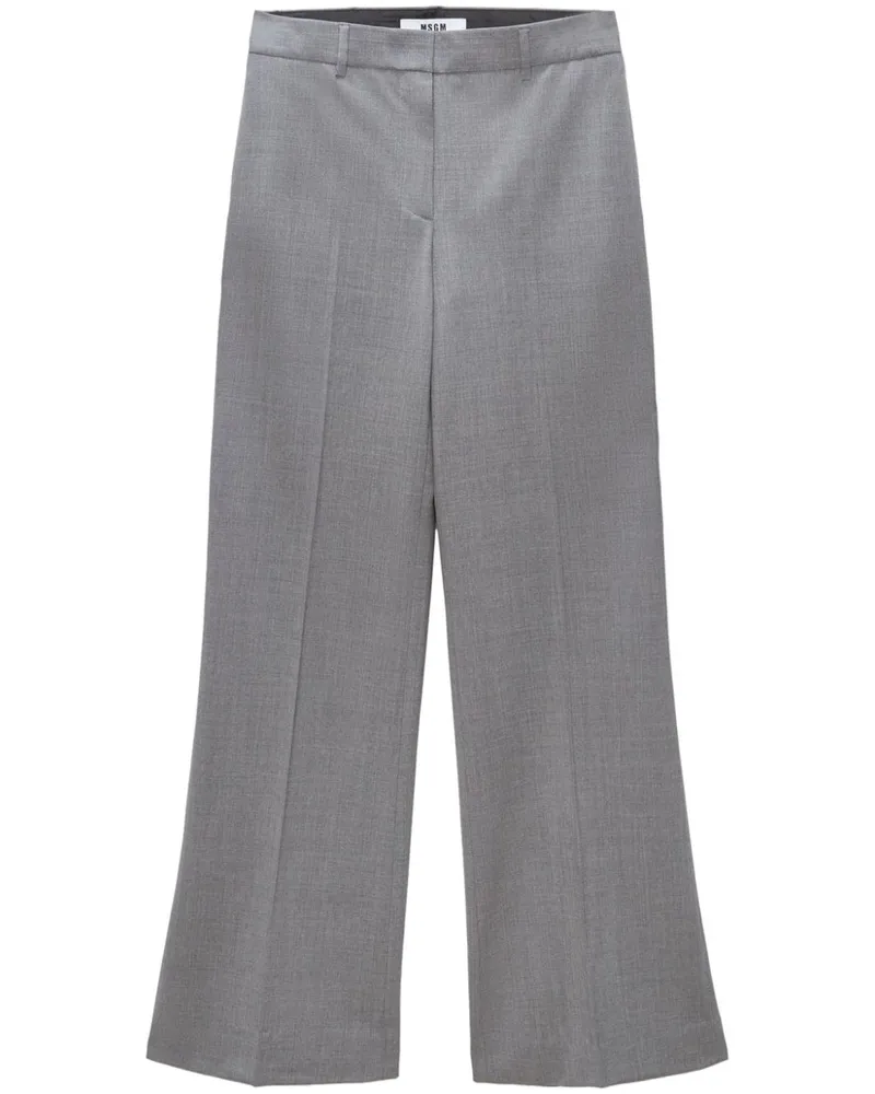 MSGM Hose mit geradem Bein - Grau Grau