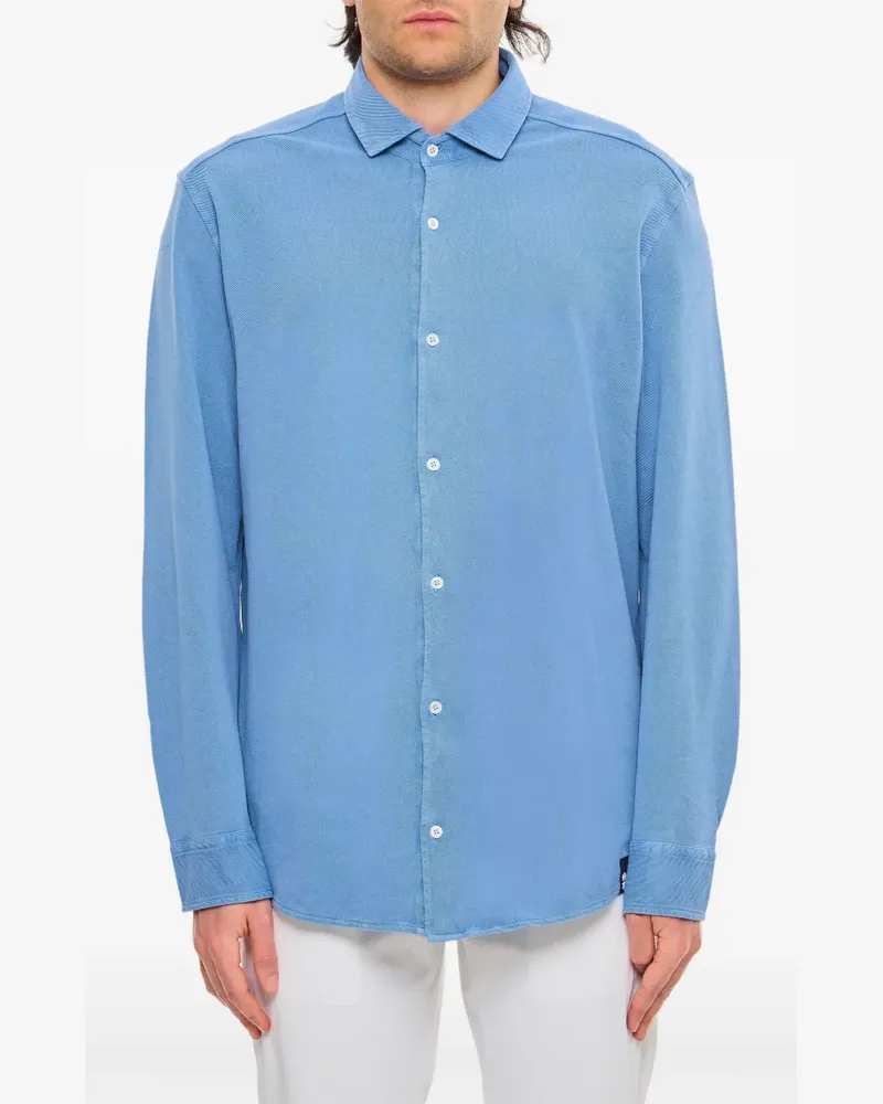 Drumohr  Langärmeliges Hemd - Blau Blau