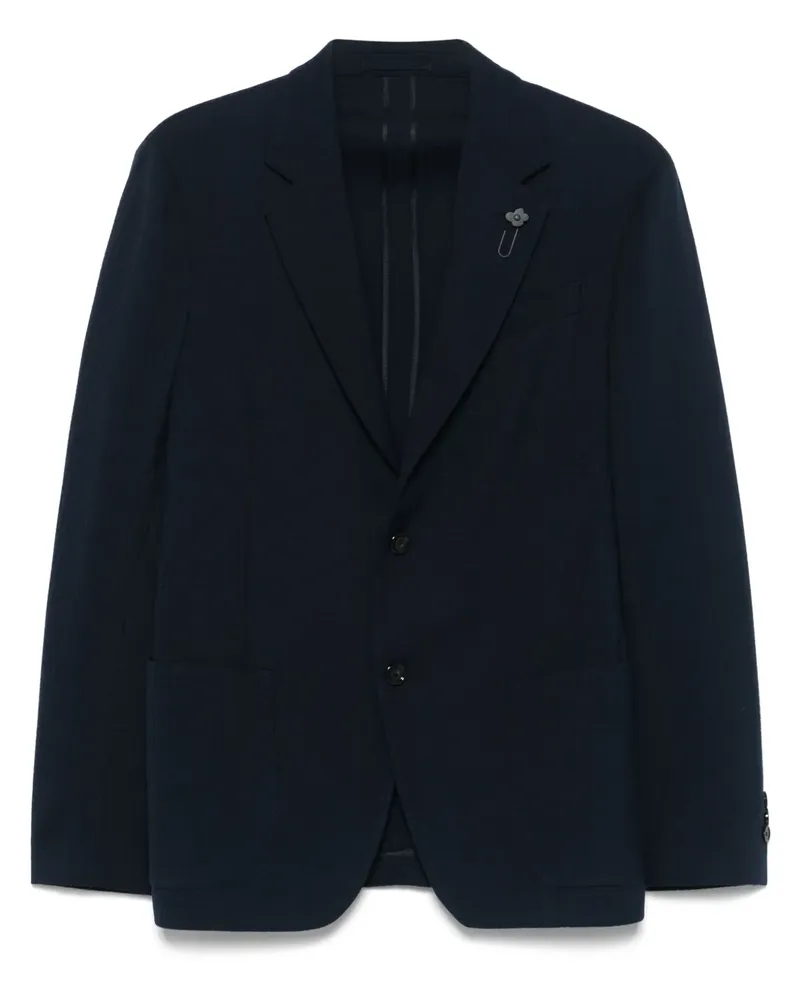 LARDINI Sakko mit Anstecknadel - Blau Blau