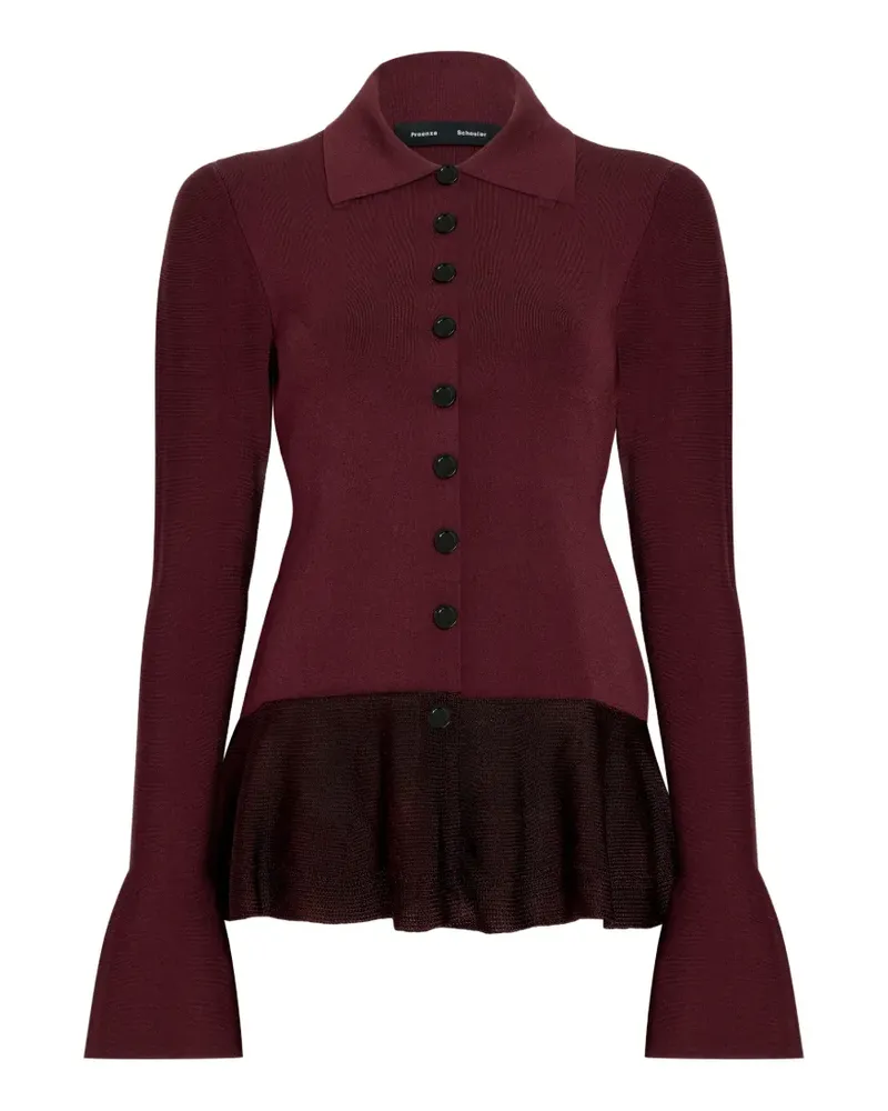 Proenza Schouler Martina Jacke aus kompakter Stretch-Viskose - Rot Rot