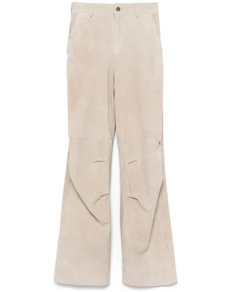 Salvatore Santoro Hose aus Wildleder - Grau Grau