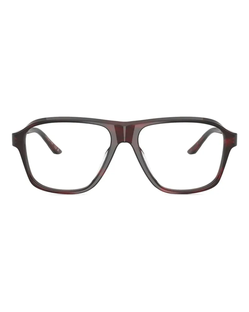 Oliver Peoples Brille mit Pilotengestell - Rot Rot
