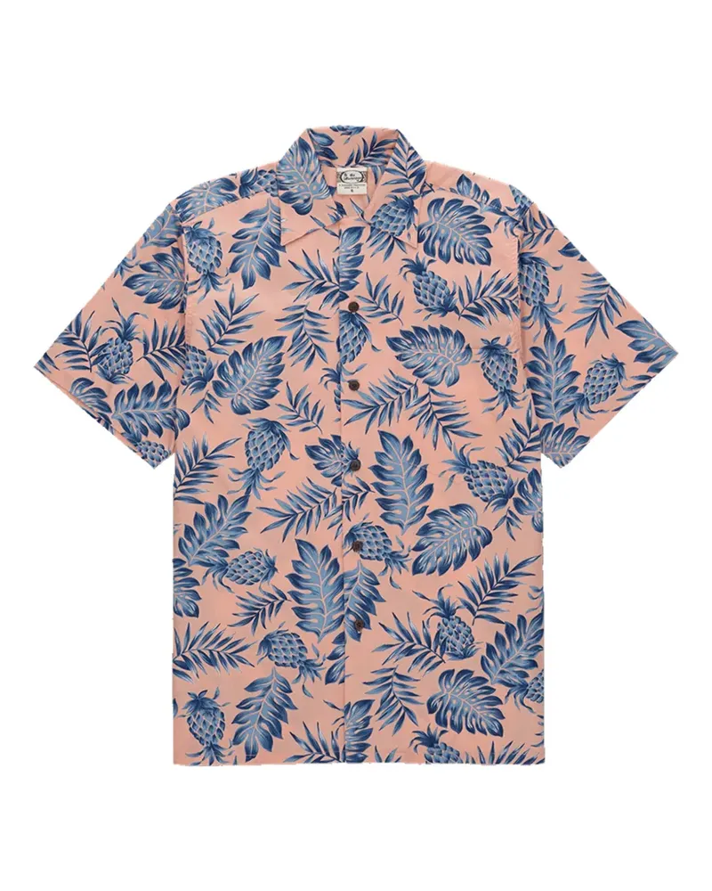 Fortela Pineapple print short-sleeve shirt - Rosa Rosa