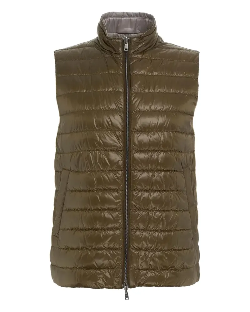 Herno zip padded jacket - Braun Braun