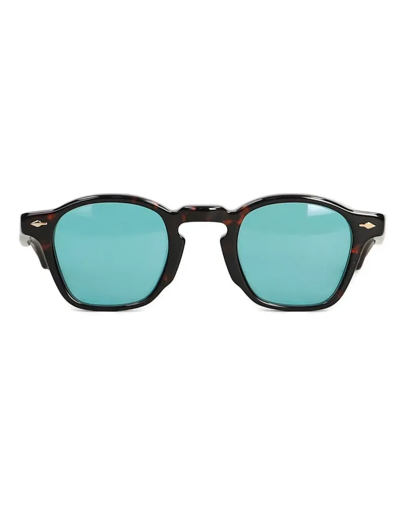 Jacques Marie Mage Zephirin tortoiseshell-effect sunglasses - Braun Braun
