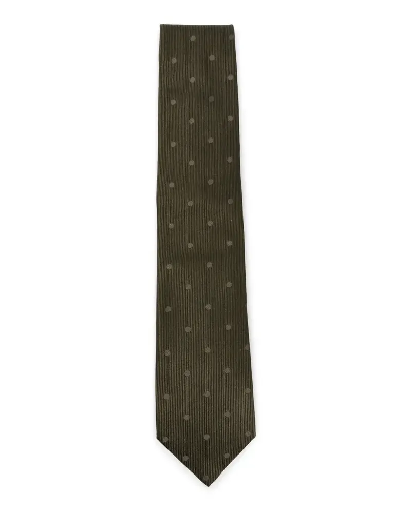 Tom Ford Krawatte mit Polka Dots - Grün Grün