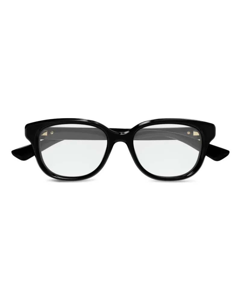 Gucci Brille mit eckigem Gestell - Schwarz Schwarz