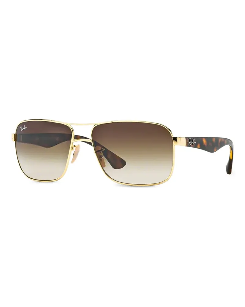 Ray Ban square-frame double-bridge sunglasses - Braun Braun