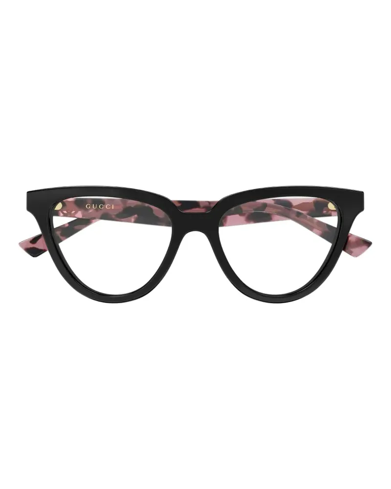Gucci GG Brille mit Cat-Eye-Gestell - Schwarz Schwarz