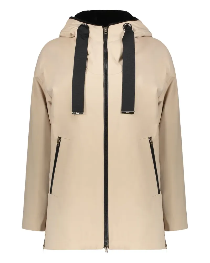 Herno Wattierte City Life Kapuzenjacke - Nude Nude