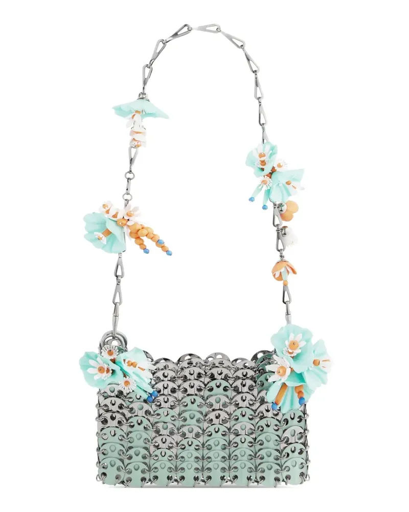 Paco Rabanne Nano 1969 Schultertasche - Silber Silber