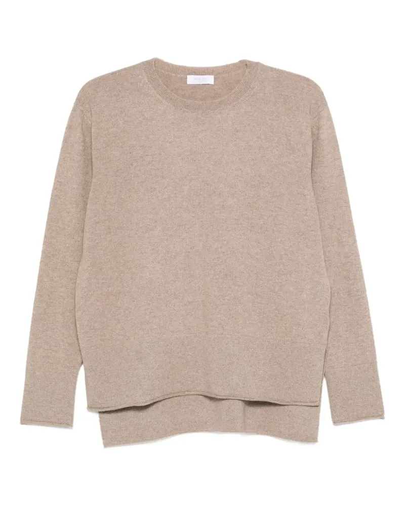 BARBA Pullover mit Rundhalsausschnitt - Nude Nude