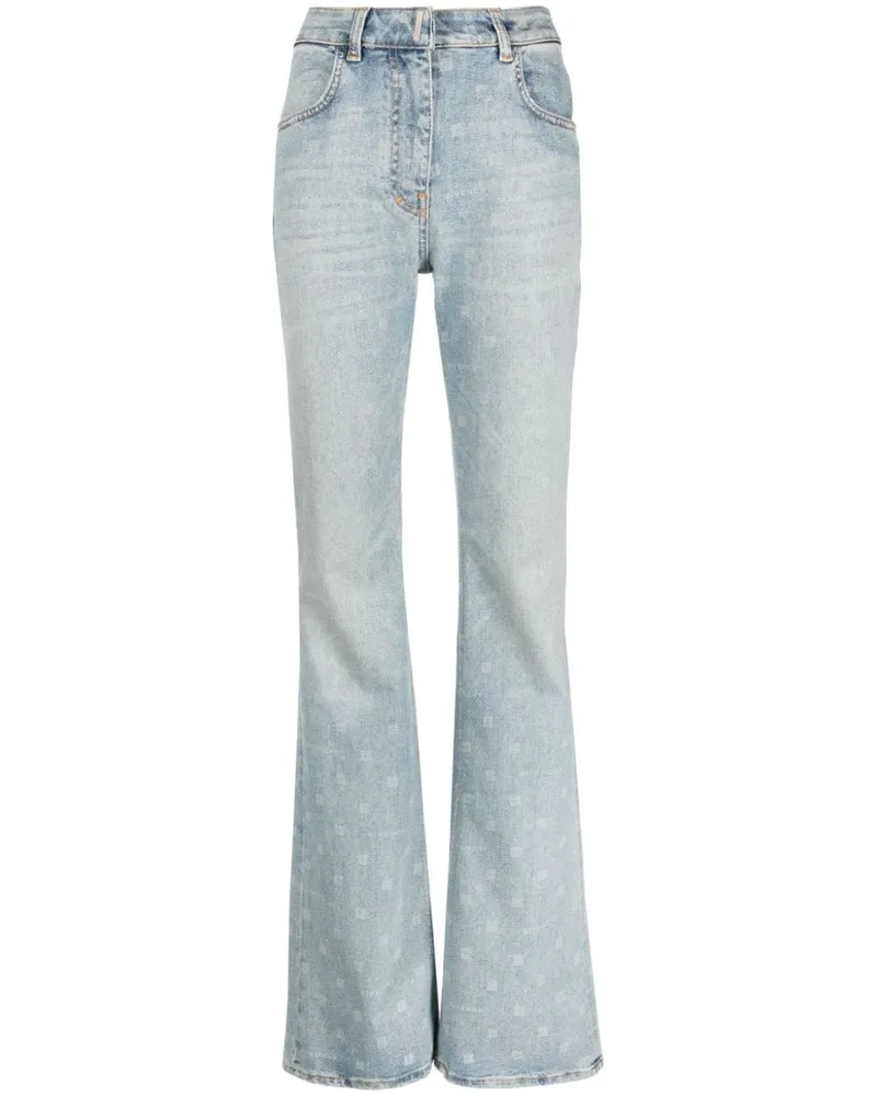 Givenchy Jeans mit Logo-Print - Blau Blau
