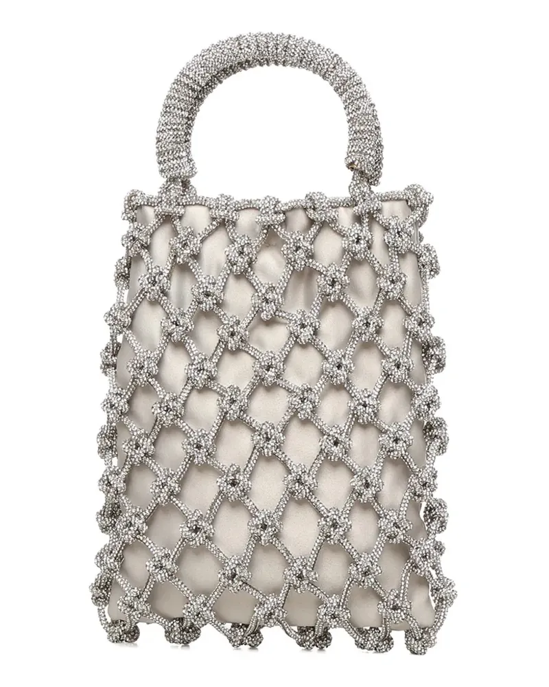 Rosantica crystal-embellished tote bag - Silber Silber