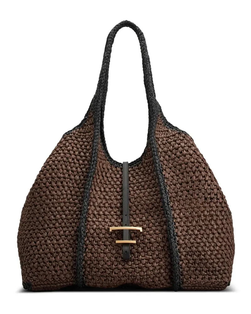 TOD'S TSB Tote Bag - Braun Braun